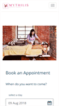 Mobile Screenshot of mythilisbeautysalon.com